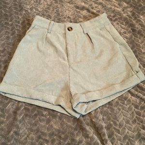 SHEIN High Waist Corduroy Shorts